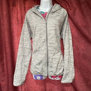 Merrell Gray Slated Zip Up Hooded Sweater